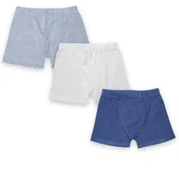 Kiddopanti Kids Multicolor Solid Boxer Shorts (Pack Of 3)-image-65