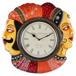 eCraftIndia WOWW563 Decorative Analog Multicolour Wall Clock-image-9