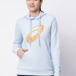 Asics Blue Logo Print Hoodie-image-74