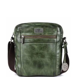 KOMPANERO Aaron Sage Leather Solid Cross Body Bag-image-81