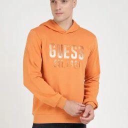Guess Orange Regular Fit Print Sweatshirt-picture-27