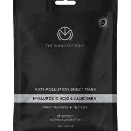 The Man Company Charcoal Face Sheet Mask (Pack of 2) image 2