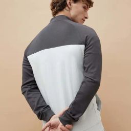 Fame Forever By Lifestyle Grey Regular Fit Color-Block Jacket image 2