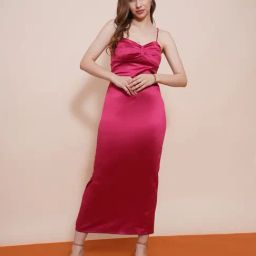 Globus Green Slim fit Solid Casual Dresses-image-49