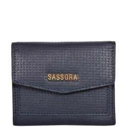 SASSORA Dot Casual Leather Tri-Fold Wallet for Women-17