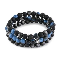 The Bro Code Multicolor Beads Stackable Bracelets Set of 3 image 2