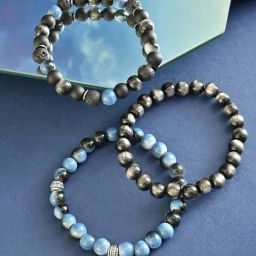 The Bro Code Multicolor Beads Stackable Bracelets Set of 3-26