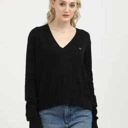TOMMY HILFIGER Black Regular Fit Pullover-14