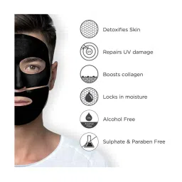 The Man Company Charcoal Face Sheet Mask (Pack of 2) image 5