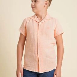 Jack & Jones Junior Boys Sheer Pink Shirts-image-16