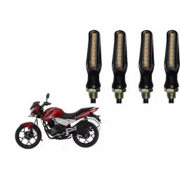 Cartronics Sleek Pencil Type Yellow LED Indicator for Bajaj Discover 100 T (Pack of 4 Pcs)-46