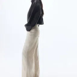H&M Wide Linen-Blend Trousers-image-18