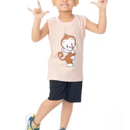 NEW GEN Boys Printed T-shirt with Shorts-image-72