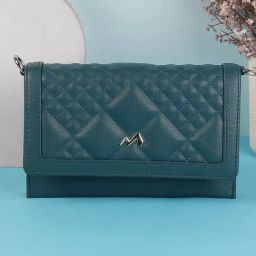 Metro Teal Quilted Wallet For Women-22