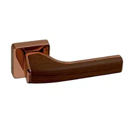 Europa Mortise Handle Zinc Rose Gold & Walnut Wood Finish, GMHZR714-image-71