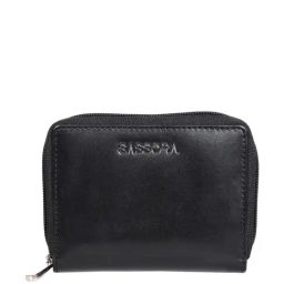 SASSORA Jay Casual Leather Zip Around Wallet for Women-image-92