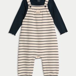 Marks & Spencer Striped Pinafore Dress-image-4