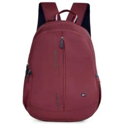 Tommy Hilfiger Lebron Wine Polyester Solid Laptop Backpack - 31 Ltrs-19