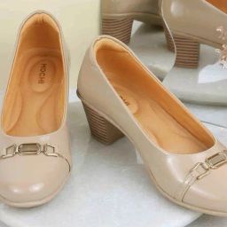 Mochi Women's Beige Casual Pumps-picture-16