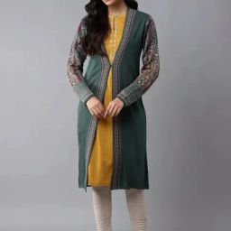 W Green Printed Cardigan-picture-42