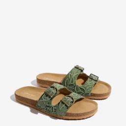 LUNA BLU by Westside Sage Embellished Dual-Strap Slip-On Sandals-image-38