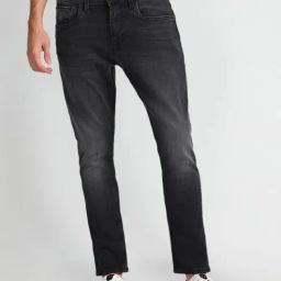 U.S. Polo Assn. Denim Co. Black Cotton Slim Fit Logo Printed Jeans-picture-20