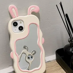 CASE CREATION iPhone 14 Pro Max Bunny 3D Cartoon Ears Bumper Case-15