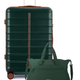 Assembly Hard Sided Trolley Suitcase With Laptop Bag-image-19