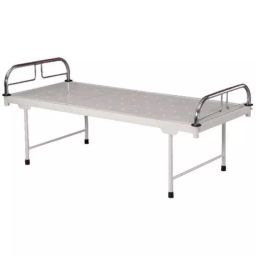 Welltrust 203x90x60 cm Mid Steel Material White Attendant Bed, WLT-751-image-21
