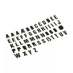 RS PRO Black Self Adhesive Letters, 30 mm Character Height Model No 514802-image-11