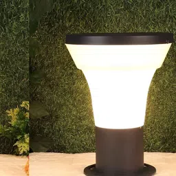KINIS 2-Pcs Grey Modern Shape Gate & Garden Light Outdoor Lamp-image-12