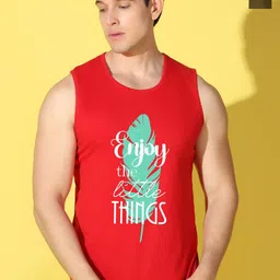 WOOSTRO Pack Of 2 Printed Combo Cotton GymInnerwear VWS26(ENJOY RED)(BKLN OLIVE)-image-26
