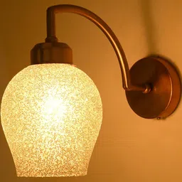 SOMIL Grey Printed Glass Cylinder Shaped Wall Lamp-image-82