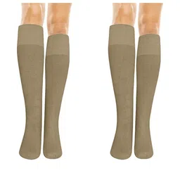 MUKHAKSH Unisex Beige Socks-picture-10