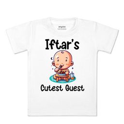 Arvesa Kids Typography Printed V-Neck Applique T-shirt-image-2