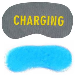 Jenna Charging Grey Printed Sleeping Eye Mask With cooling Gel-image-43