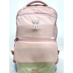 YAMAMA High Quality Durable Fabric Casual Multipurpose Backpack for School Pink - Height 18 Inches-image-15