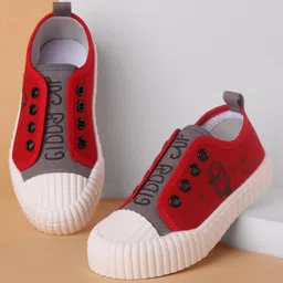 Cute Walk by Babyhug Slip On Style Canvas Casual Shoes - Red-picture-44