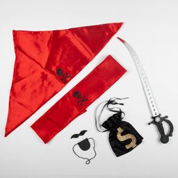 Tipy Tipy Tap Set of 6 Halloween Theme Pirate Theme Play Set - Red-9