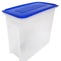 varmora homeware Varmora Smart Plastic Storage Container Rectangular Shape, 15kg, Blue-picture-34