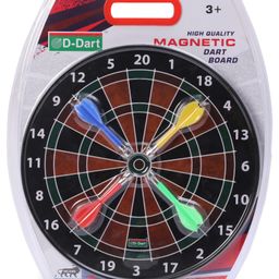 Maru & Sons Magnetic Dart Board Game - Black-10