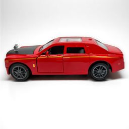 The Flyers Bay 1:32 Scale DieCast Metal Pull-Back Action Openable Doors, Lights and Music Rolls-Royce Phantom Premium Car Toy for Kids Realistic Miniature Model Gift 2+yrs Girls Boys Available (Red)-image-74