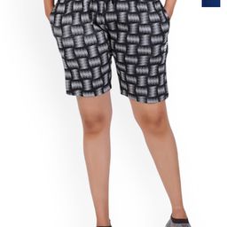FEEL TRACK Women Printed Shorts-image-43