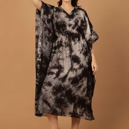 Blissence Printed Maxi Nightdress-picture-35