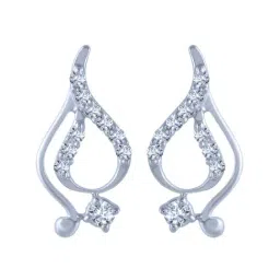 P.C. Chandra Jewellers 14 kt Gold & Diamond Earrings-picture-41