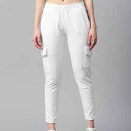 Laabha Women Cargo Slim Fit Track Pants-picture-35