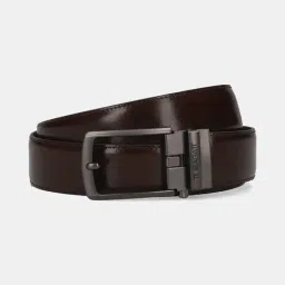 BAGATT Nash Dark Brown Leather Casual Belt-picture-6