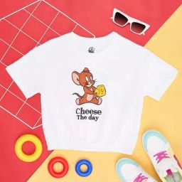 Pantaloons Junior White Cotton Printed T-Shirt-picture-29