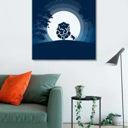 999store Blue & White Ganesha Background Wall Paintings-picture-38