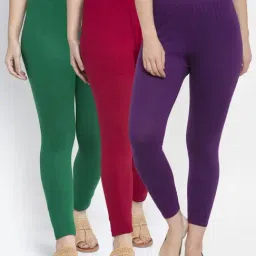 Gracit Multicolor Regular Fit Leggings-image-0
